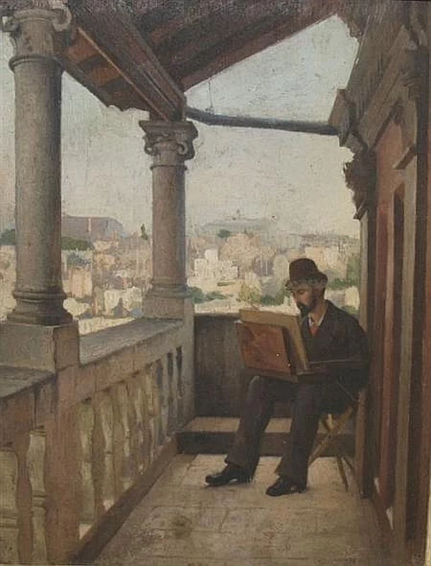 Cezanne dipinge - attribuito